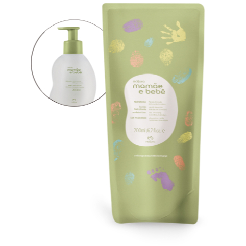 Refil Hidratante Mamãe e Bebê 200ml | Shopee Brasil