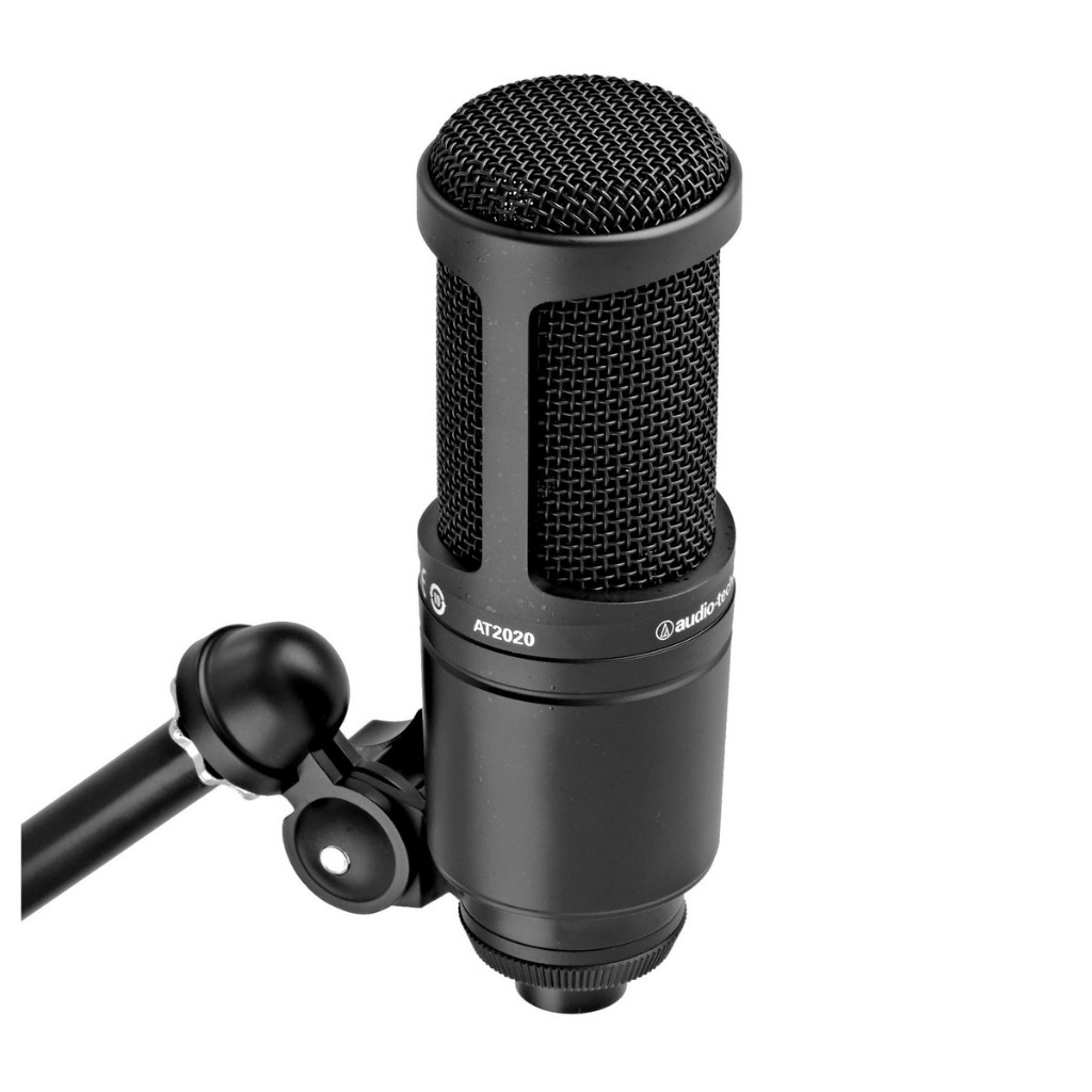 Audio Technica At2020 Microfone Condensador | Shopee Brasil