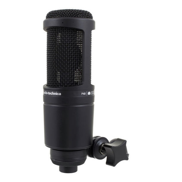 Audio Technica At2020 Microfone Condensador | Shopee Brasil