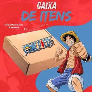 Kit Caixa de Itens Anime One Piece Diversos Animes