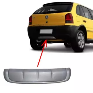 Bigode Spoiler Moldura Acabamento Traseira Para-choque Gol Rallye G4