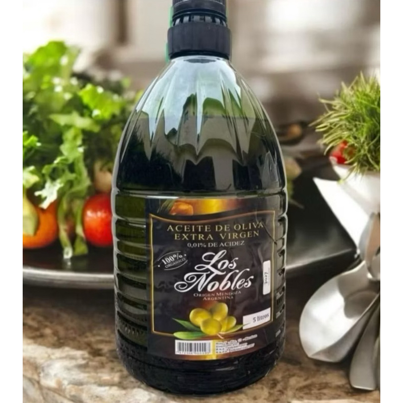 Azeite de Oliva argentino Los Nobles 5 Litros | Shopee Brasil