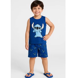 Pijama masculino infantil de menino regata verao personagem juvenil em Oferta na Shopee