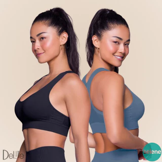 Top Nadador Selene Alta Sustentação, Sem Costura, Confortável e Seguro para Esportes e Uso Diário em Oferta na Shopee