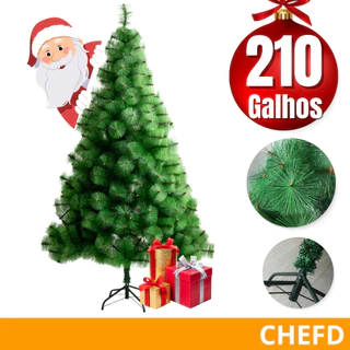 Árvore De Natal Grande 1,8m Pinheiro Cheio 210 Galhos