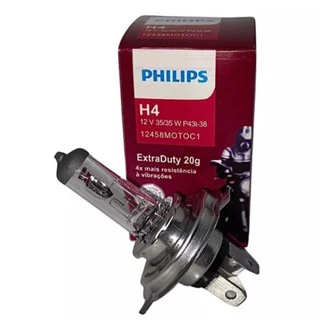 Philips Extra Duty Lâmpada H4 Farol Original ((ROX))