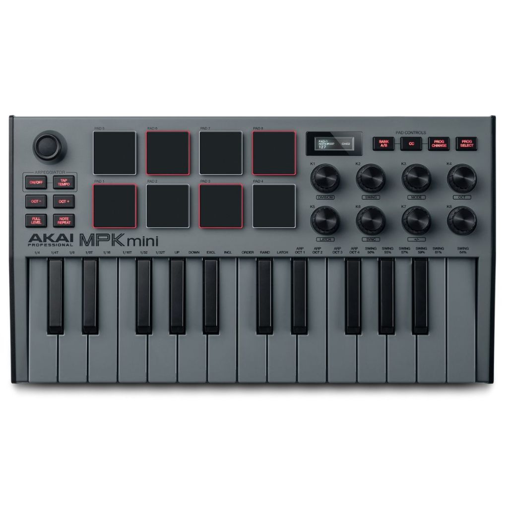 Teclado Midi Controlador Akai MPK Mini MK3 25 Teclas 8 Pads 2