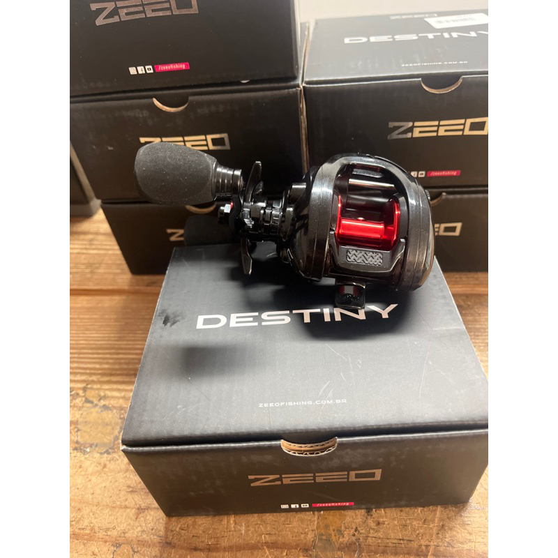 Carretilha Zeeo Destiny 7.2:1 Drag 8.5kg 7 Rolamentos 176g Cor