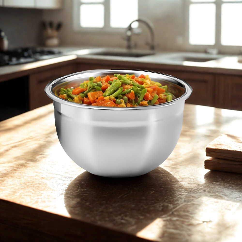 Tigela Inox Bowl Multiuso Profissional 18 20 22 24 26 28cm D