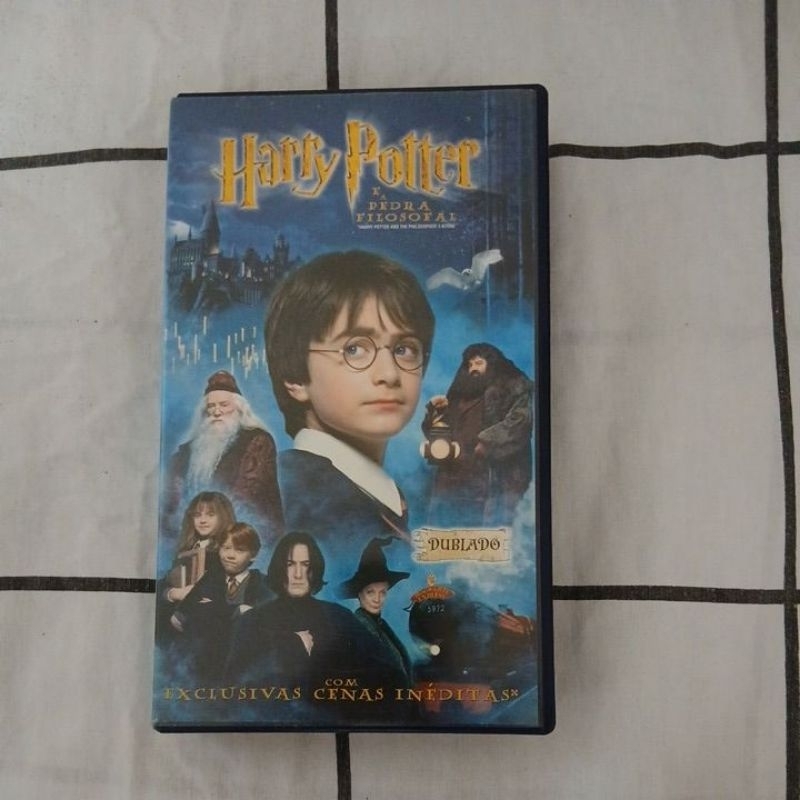 VHS Harry Potter E A Pedra Filosofal (Dublado) | Shopee Brasil