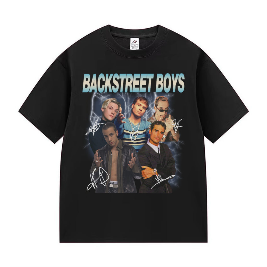 backstreet boys ヴィンテージ tシャツ 90s Camiseta Unissex Algodão Grupo Backstreet Boys Vintage 90s