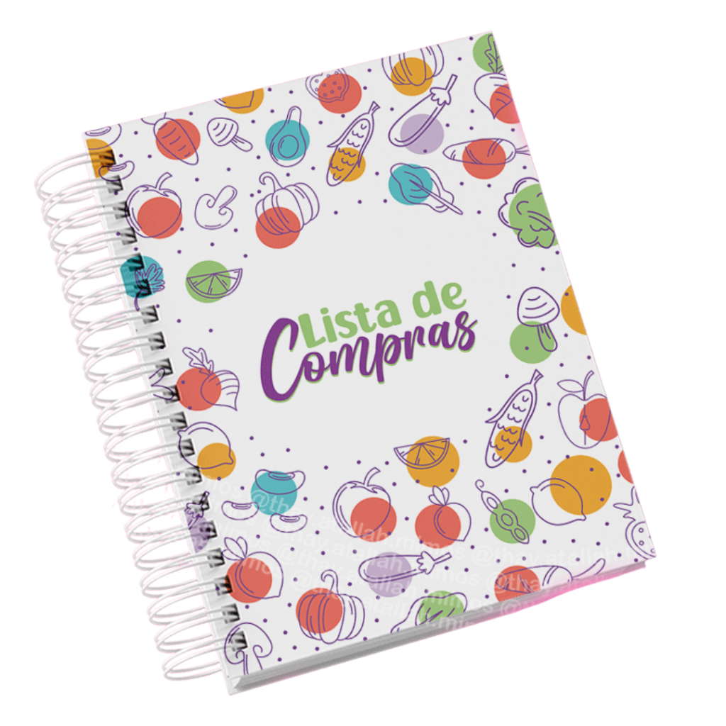 Caderno de Lista de Compras | Supermercado | Hortifruti | 80 Folhas ...