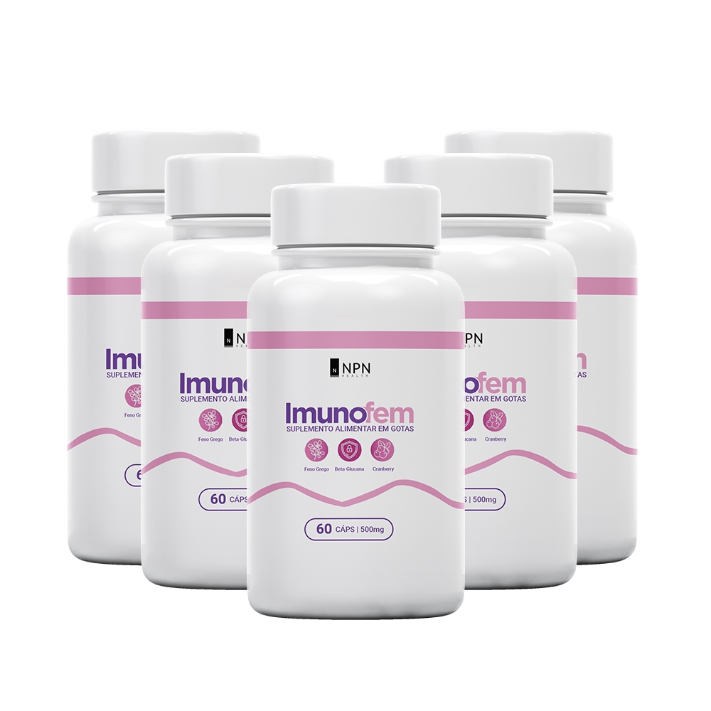 Imunofem 60 Cápsulas Original NPN | Shopee Brasil