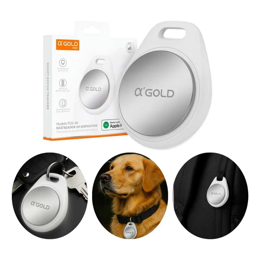 Smart Tag Rastreador GPS Localizador A’GOLD TCD-06 – Anti-perda ...