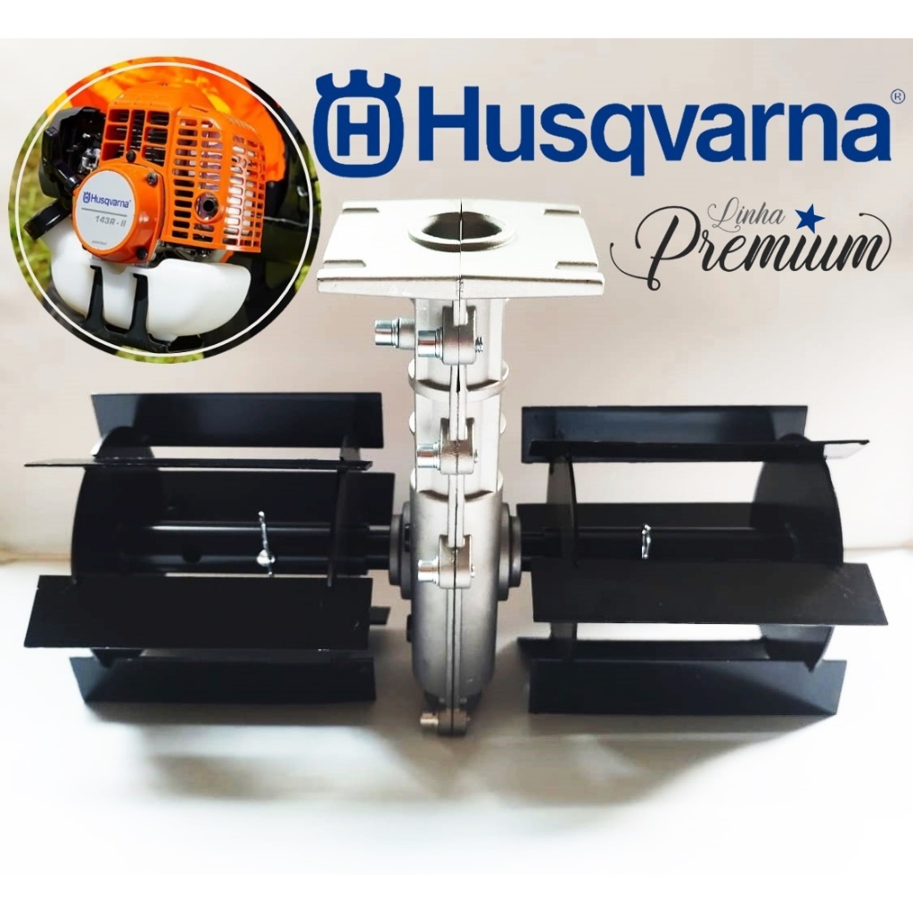Enxada Rotativa Para Roçadeira Husqvarna 131r / 331r | Shopee Brasil