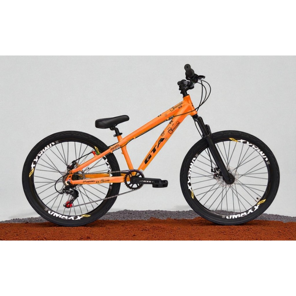 Bicicleta Aro 26 Gta Rebel Freeride Downhill Single 7v Rodas Vmaxx
