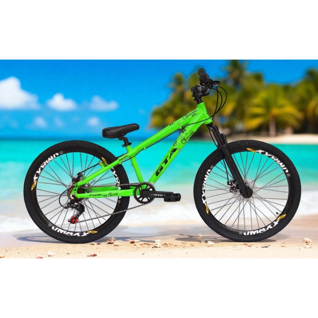 Bicicleta Aro 26 Gta Rebel Freeride Downhill Single 7v Rodas Vmaxx