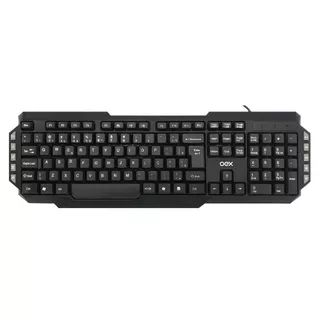 Teclado com Fio Multiwork Oex TC103 ABNT2 Conexão USB Padrão ABNT2 10 Teclas