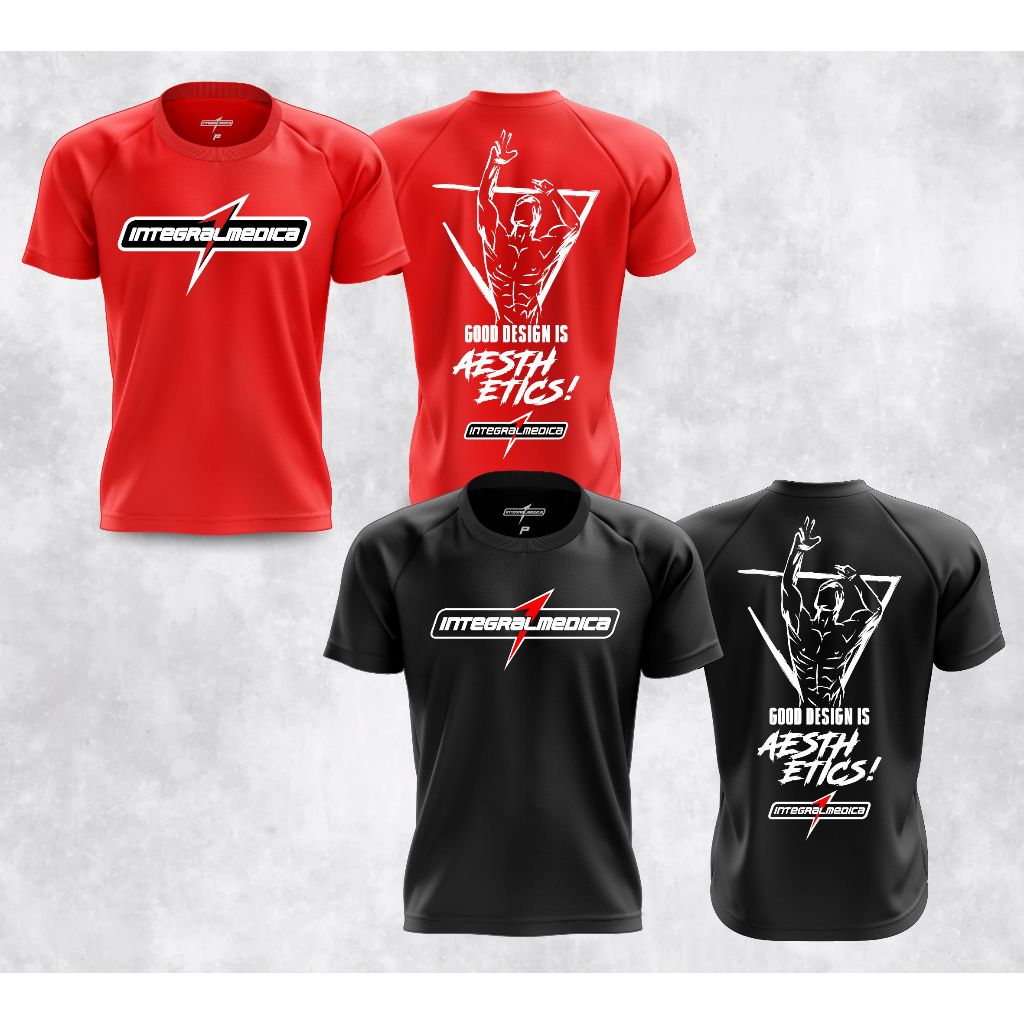 Kit 2 Camisas Dry Fit Esportiva ZYZZ Integralmedica Darkness e Max