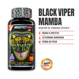 Kit Termogênico Black Viper Mamba MaxEffect 60 + 10 Cápsulas