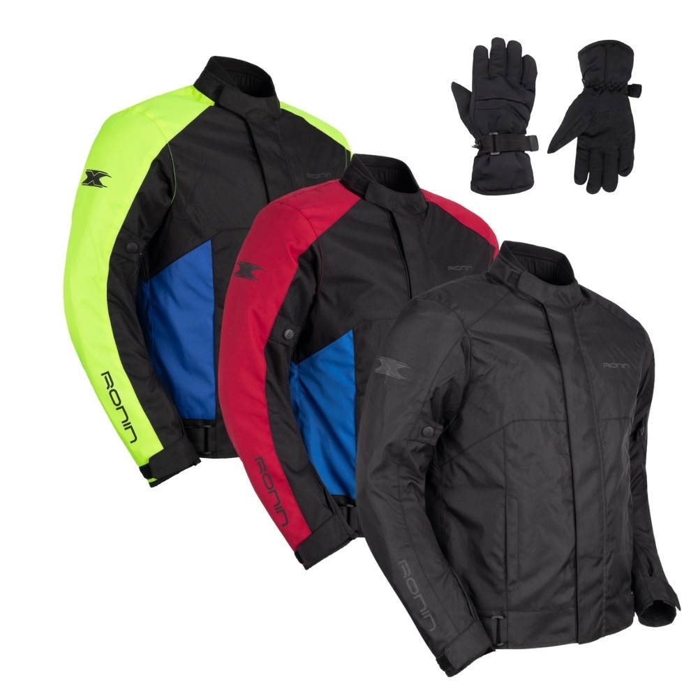 Jaqueta Motoqueiro Texx Ronin + Luva | Shopee Brasil