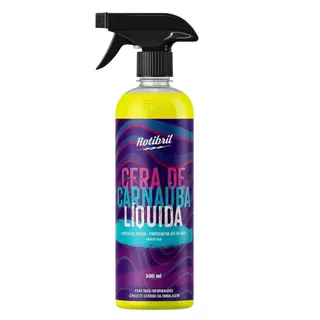 Cera Automotiva Cristalizadora de Carnaúba 500 ml em Oferta na Shopee