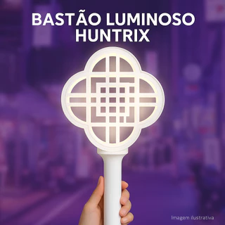 Bastão de Luz Huntrix Lightstick KPop Demon Hunters Iluminado