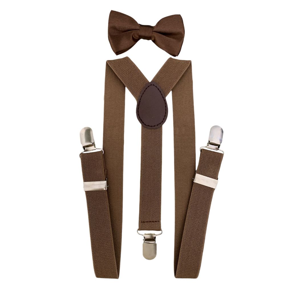 Conjunto Gravata Borboleta E Suspensórios - Qenidm - Para Casamentos E Eventos