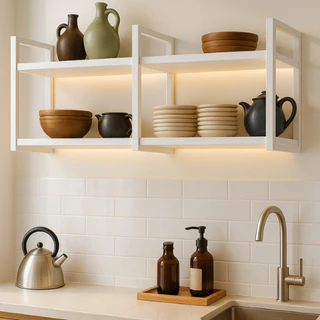 Nicho Prateleira Industrial Suspensa 120cm Tampo Madeira com Estrutura de Ferro Design Decoração Casa Sala e Cozinha em Oferta na Shopee