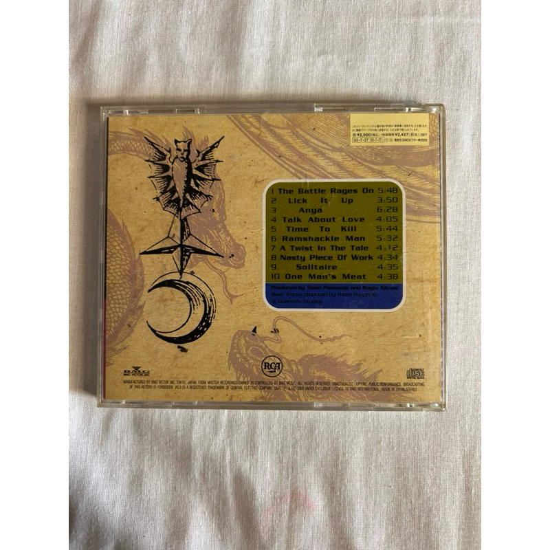CD Deep Purple - The Battle Rages On (Importado do Japão) | Shopee