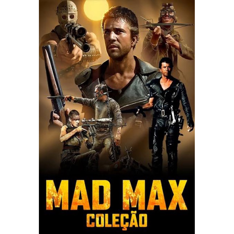 Mad Max Coleção 4 filmes em 1 DVD vídeo | Shopee Brasil