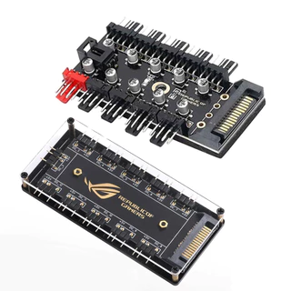 Controladora Argb 3 Pinos 5v + Cont. Pwm 12v 4pinos Fans/led