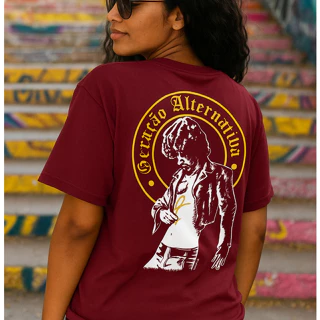 Camiseta Raul Seixas Blusa Geracao Alternativa Rock P_M_G_GG