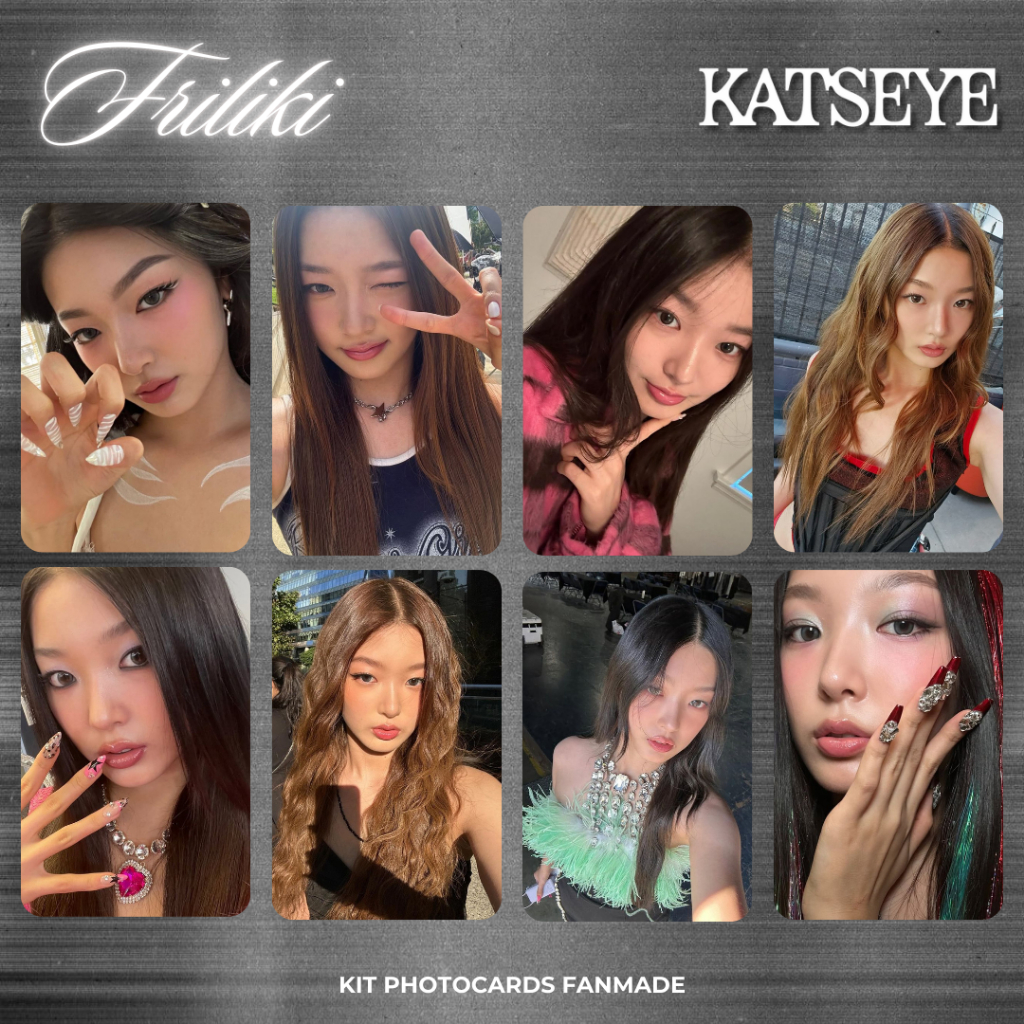kit-photocards-katseye-yoonchae-fanmade-shopee-brasil