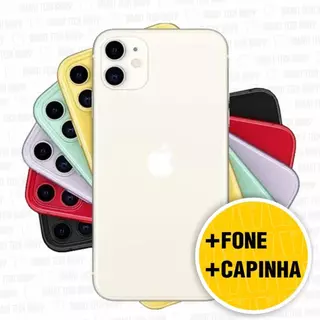 Fone sem fio + Celular IPhone 11 128GB 100% Original - (VITRINE) em Oferta na Shopee