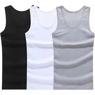 Camisa Masculina Regata Ribana Canelada Americana Camiseta Básica