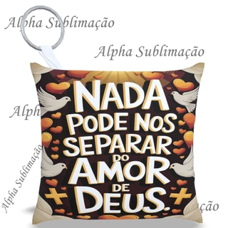 Almochaveiro Religioso motivação evangélico chaveiro Deus em Oferta na Shopee