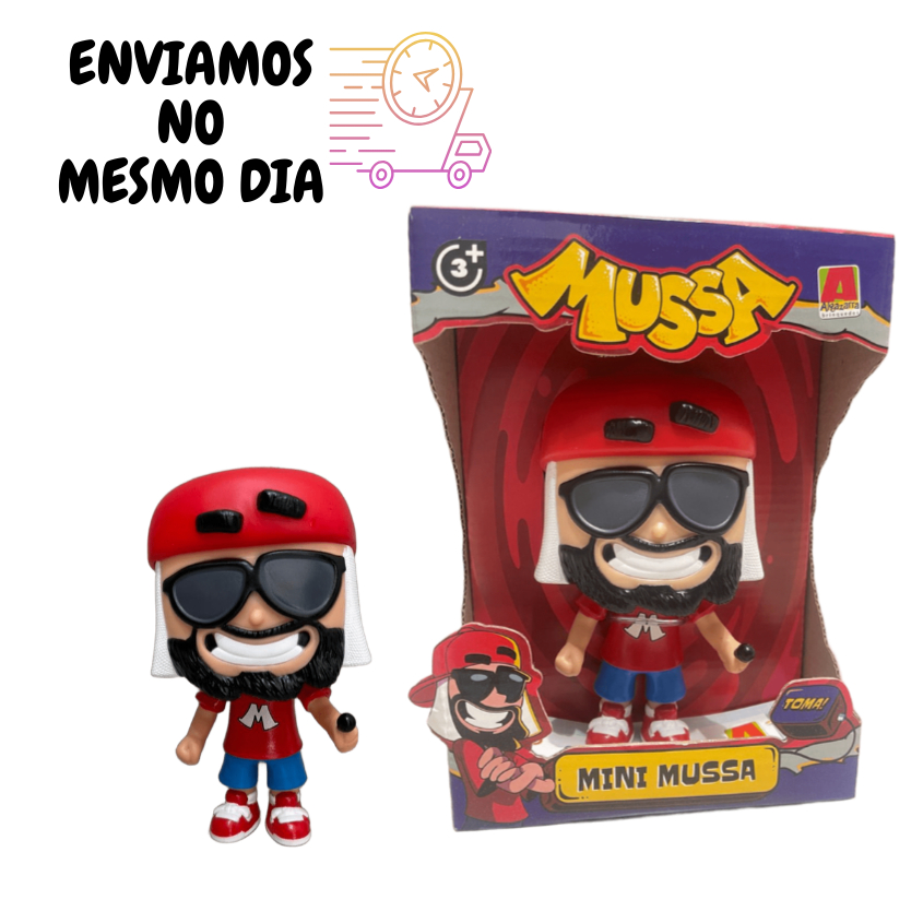 Boneco Mussa Articulador 15cm em Vinil - Tropa do Mussa | Shopee Brasil