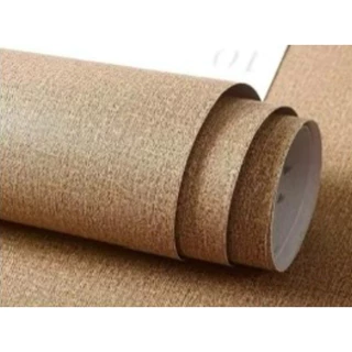 Papel de Parede Linho Grande Marrom 5 Metros x 0,45cm