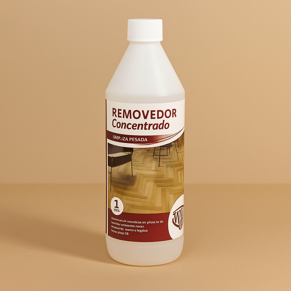 W&w Removedor De Cera E Sujeiras Concentrado Para Madeira Taco Assoalho ...