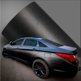 Adesivo Vinil Automotivo Alltak Tuning Jateado Black (Anti Bolha) 1,22m Largura x 1,50m - Envelopamento Veiculo