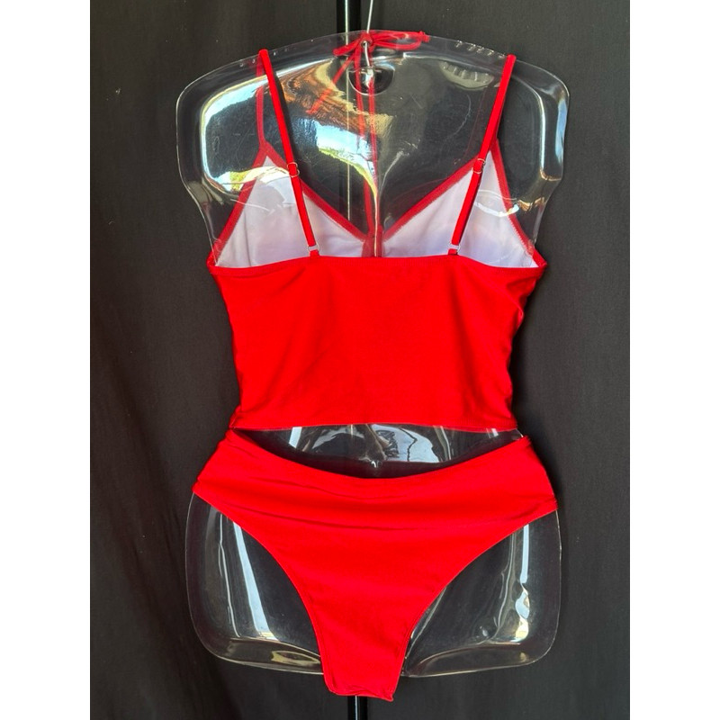 Conjunto biquíni MV Red c/ amarração e bojo removível