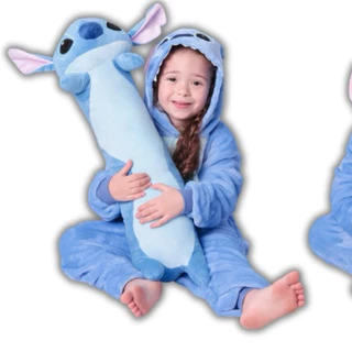 Travesseiro Xuxão de Corpo Gigante Antialérgico Pelúcia Stitch Divertido