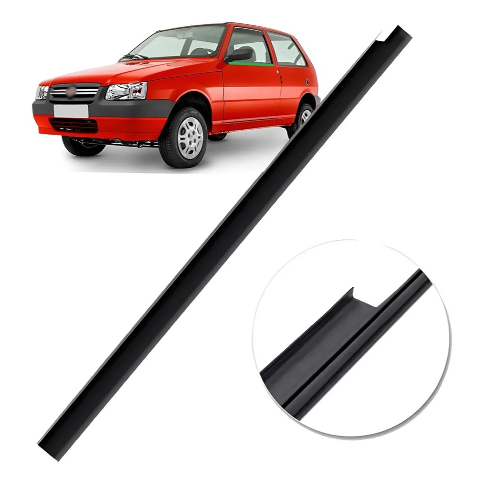 Pestana Interna Borracha Vidro Esquerdo Uno 2 Portas | Shopee Brasil