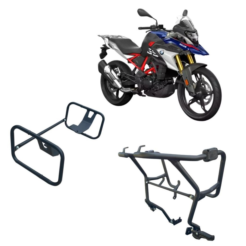 Protetor Carenagem Bmw G310gs 2018 A 2025 + Afastador de Alforge