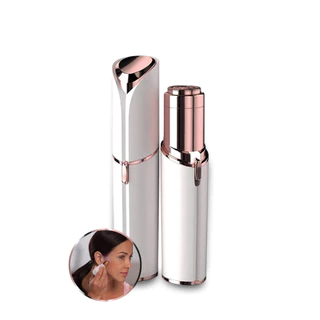 Depilador Elétrico Batom Indolor Portátil Facial Touch Removedor de Pêlos Indesejados PILHA