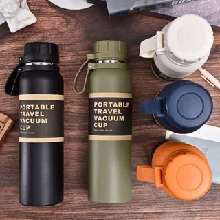 Garrafa Térmica 1000ml Em Aço Inoxidavel À Vácuo Esportes Ao Ar Livre Montanhismo Aptidão Capacidade
