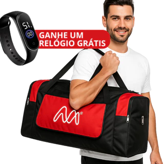 Mala Bolsa De Viagem Reforçada Para Bordo Promoção + Relógio Digital em Oferta na Shopee