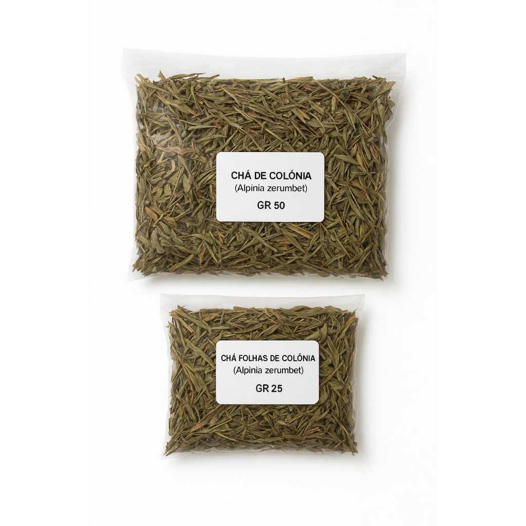 Chá de Colônia-Alpinia speciosa 25g/50g ou 100g; Direto do produtor ...