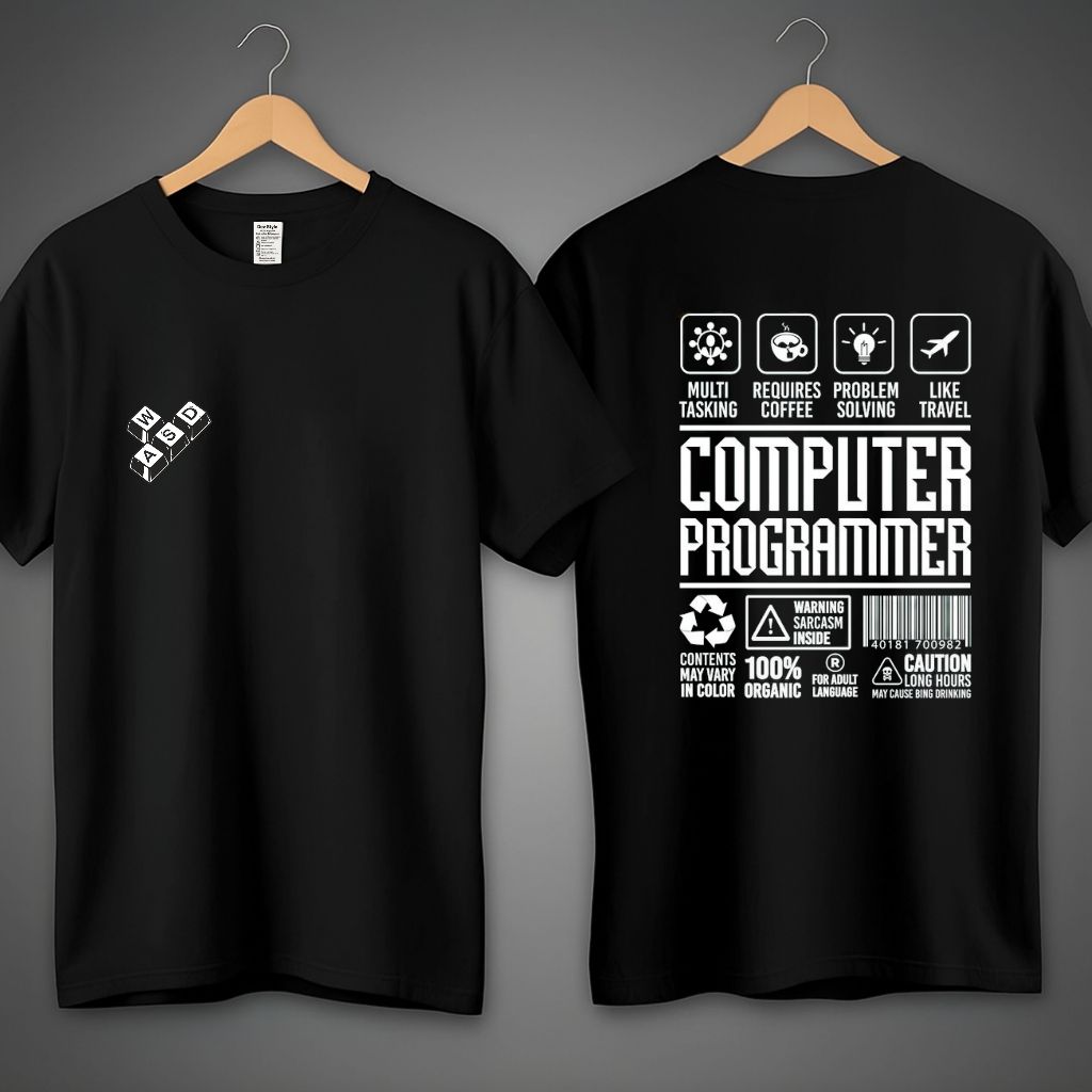 Camiseta Programador software Computer Programmer Tecnologia 100% algodão